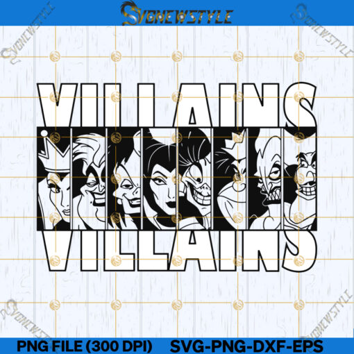 Halloween Villains Svg Png