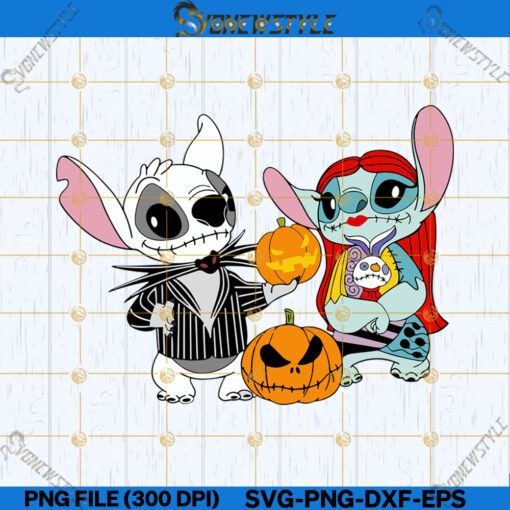 Jack and Sally Svg Png