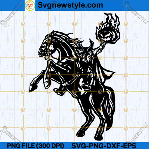 Headless Horseman SVG File