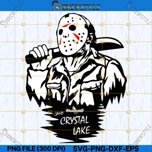 Jason Mask Camp Crystal Lake Svg Png