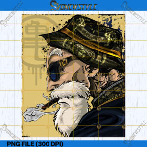 Master Roshi Smoking Blunt Png