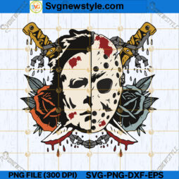 Michael Myers And Jason Vorhees SVG