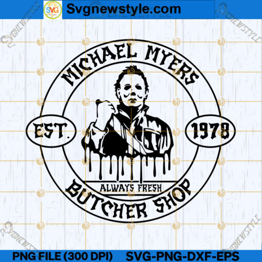 Michael Myers Butcher Shop SVG File