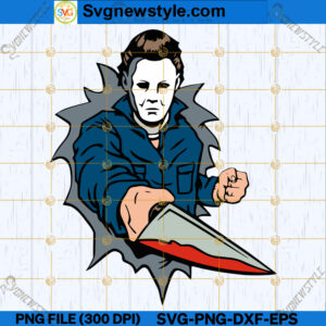 Micheal Myers Layered SVG PNG