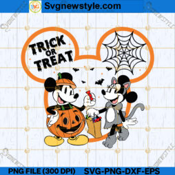 Mouse Trick or Treat SVG