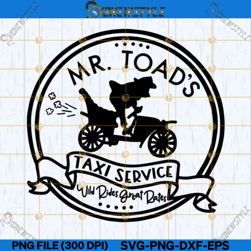 Mr. Toad's Taxi Service Svg