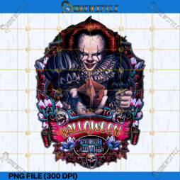 Halloween Horror Pennywise Sublimation Png