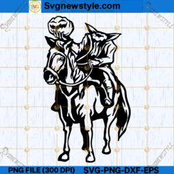 Riding Headless Horseman SVG