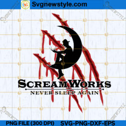 Scream Works Never Sleep Again SVG