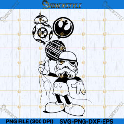 Star Wars Mickey Svg Png