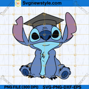 Stitch Graduation SVG