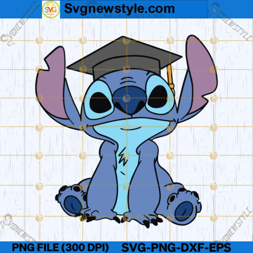 Stitch Graduation SVG