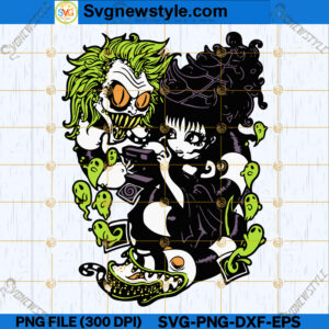 Lydia And Beetle juice SVG