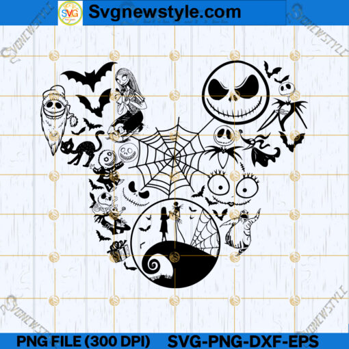 Disney Nightmare Halloween SVG