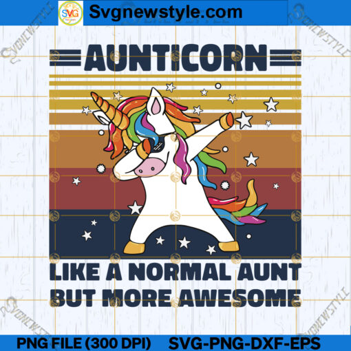 Unicorn Aunt SVG