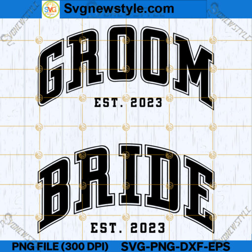 Bride and Groom SVG