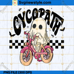 Ghost Riding Bicycle PNG