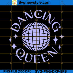 Dancing Queen Disco Ball SVG