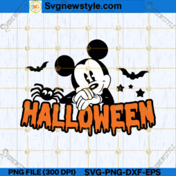 Mickey Mouse Halloween SVG PNG
