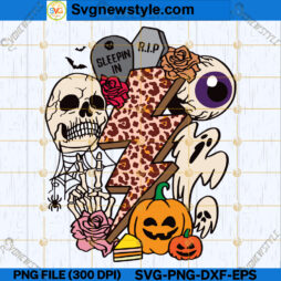 Autumn Skeleton Pumpkin SVG
