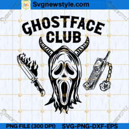 Ghostface Club SVG