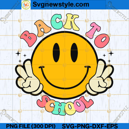 Groovy Back To School SVG