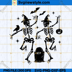 Spooky Skeleton Dance SVG