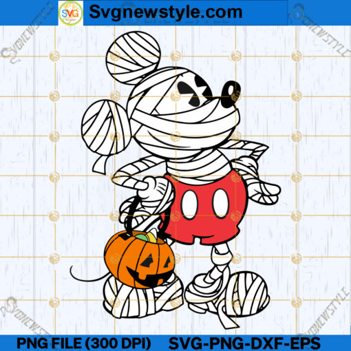 Halloween Mummy Costume SVG