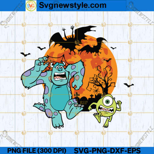 Halloween Monster Inc SVG