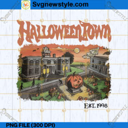Vintage HalloweenTown PNG