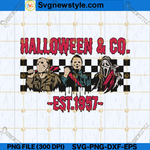 Horror movie Halloween Scream Jason Spooky SVG