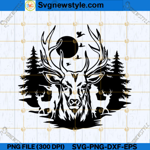 Hunting Deer SVG PNG