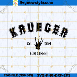 Krueger Elm Street SVG