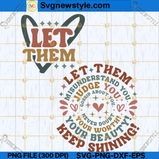 Let Them Shine SVG PNG