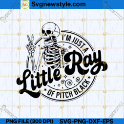 Little Ray Of Pitch Black SVG