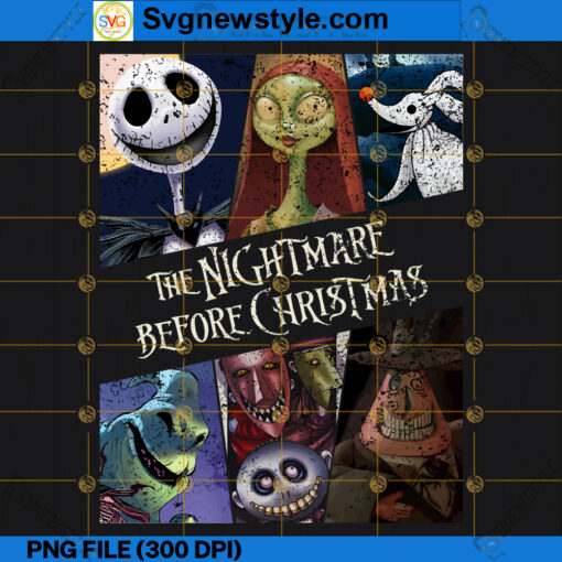 Nightmare Before Christmas PNG Sublimations