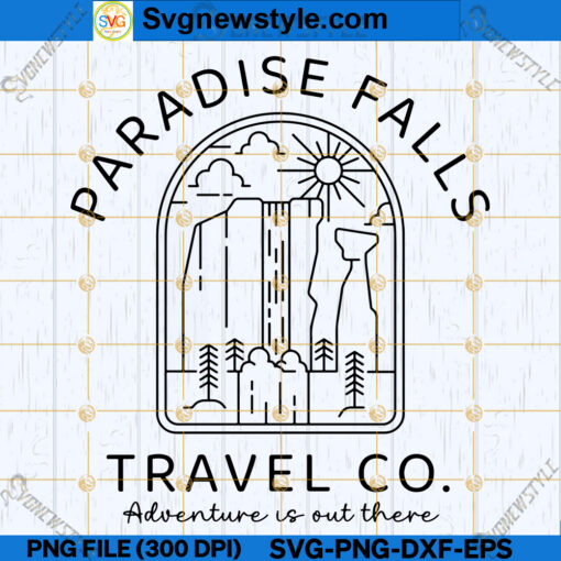 Paradise Falls SVG