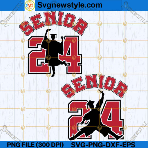 Senior 2024 SVG Bundle