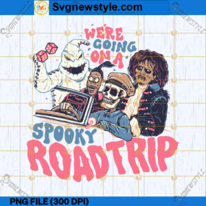 We Going On A Spooky Road Trip PNG