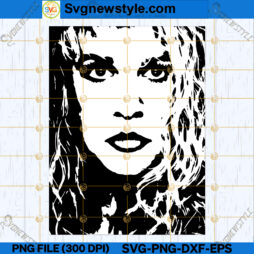 Stevie Nicks cut file SVG