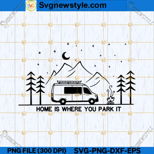 Vanlife Camper Van SVG