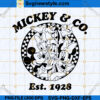 Vintage Mickey And Company SVG