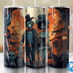 Witch and Zombie Carnival Tumbler