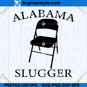 Alabama Slugger SVG, Alabama Brawl SVG, PNG, DXF, EPS, Silhouette Art