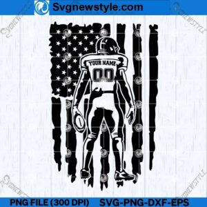 American Football SVG designs, Football player SVG, PNG, Silhouette Art