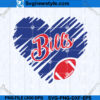 Bills Heart Design SVG