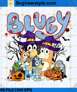 Bluey Family Halloween PNG, Bluey Halloween Costume PNG, Instant Download