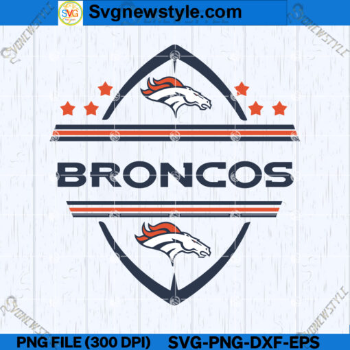 Broncos Football SVG PNG