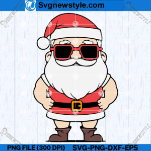 Buff Santa Claws SVG PNG, Fit Santa Claws SVG, PNG, DXF, EPS