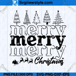 Merry Christmas SVG PNG